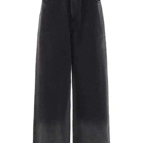 Load image into Gallery viewer, Gray Big Size Denim Jacket Wide Leg Pants Two Piece Suit New Lapel Long Sleeve Women Fashion Spring Autumn 2025 CPG0798
