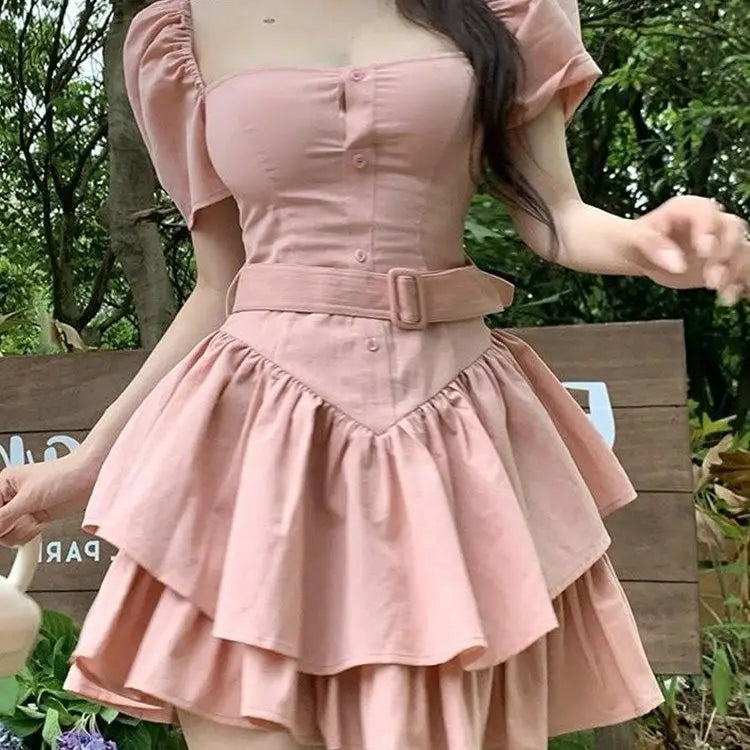 kawaii pink dress