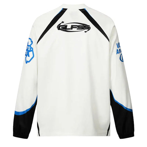 Load image into Gallery viewer, Vintage T-Shirt Y2K Grunge Dog Graphic Printed Sport Patchwork Long Sleeve Tshirt Streetwear Hip Hop Harajuku Casual Loose Shirt
