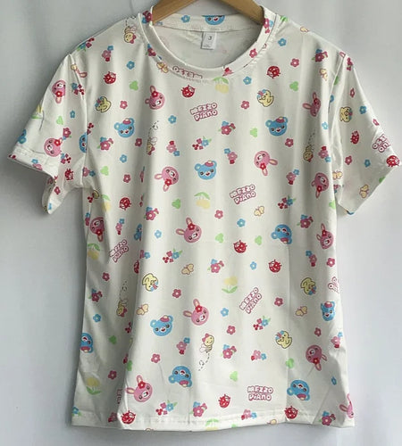 Ropa Mujer Japanese Tshirts Summer Shirts for Women Cartoon Print Short Sleeve Sweet Y2k T-shirts Fashion Casual Cute Tees