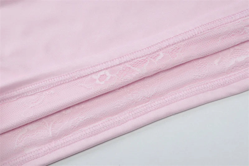 Lace See Through Ruched Sexy Mini Dress Women Elegant Patchwork Long Sleeve Strapless Backless Club Party Dress Female