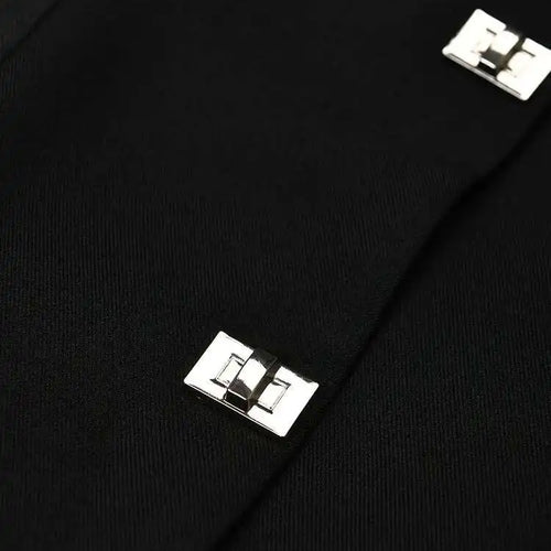 Load image into Gallery viewer, Women Black Zipper Irregular Big Size Blazer New Lapel Long Sleeve Loose Fit Jacket Fashion Spring Autumn 2025 1DH1523
