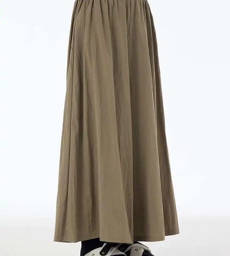 High Elastic Waist Khaki Brief Long Wide Leg Casual Pants New Trousers Women Fashion Tide Spring Autumn 2025 1DH6203