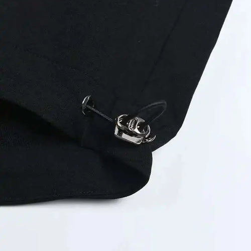 Load image into Gallery viewer, Black Zipper Irregular Big Size Long Jacket New Hooded Long Sleeve Women Coat Fashion Spring Autumn 2025 1DF165801
