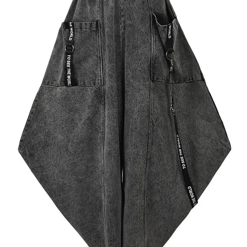 Load image into Gallery viewer, Wide Leg Black Big Size Ribbon Stitch Jeans New High Waist Loose Women Trousers Fashion Tide Spring Autumn 2025 1D202
