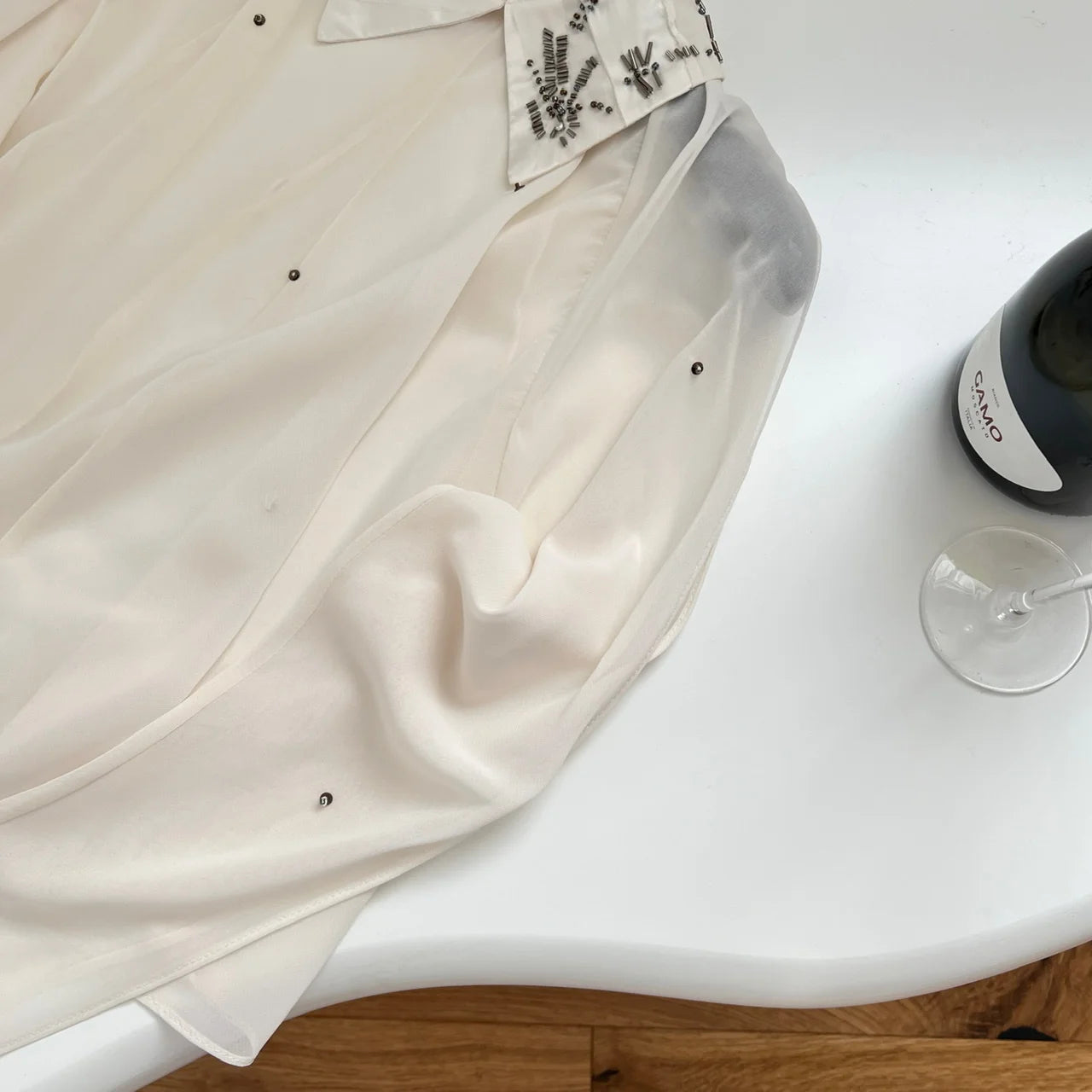 Autumn Beige Elegant Diamonds Shirt Women Clothing Vintage Fashion Long Sleeve Tops French Loose Casual Temperament Short Blouse