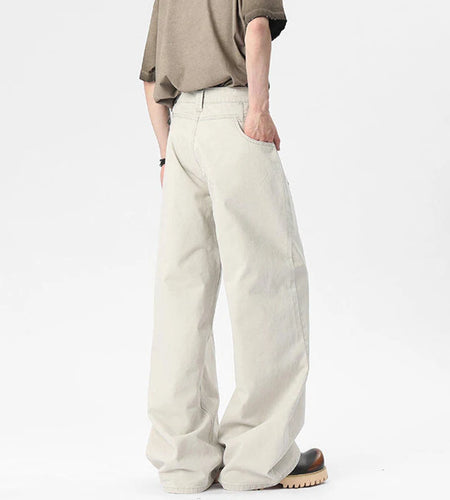 Men's Casual Pants New American Style High Street Trendy Patchwork Multi Pockets Design Male Straight Leg Bottoms 9W1803