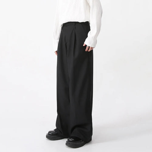 Load image into Gallery viewer, Men&#39;s Wear Spring New Casual Pants Loose Straight Korean Fashion Simple Solid Color Solid Color Male Trousers 9A6959
