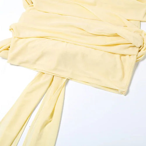 Load image into Gallery viewer, Sexy Long Sleeve Turn-down Colla Bag Hip Strap Shirt Dress For Women See Through Patchwork High Waist Dress Streetwear
