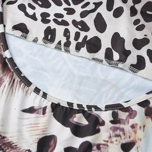 Load image into Gallery viewer, Backless Print V-neck Lace Up Sexy Maxi Dress For Women Slim Fit Sleeveless Hollow Out Dress Vacation Outfit Autumn
