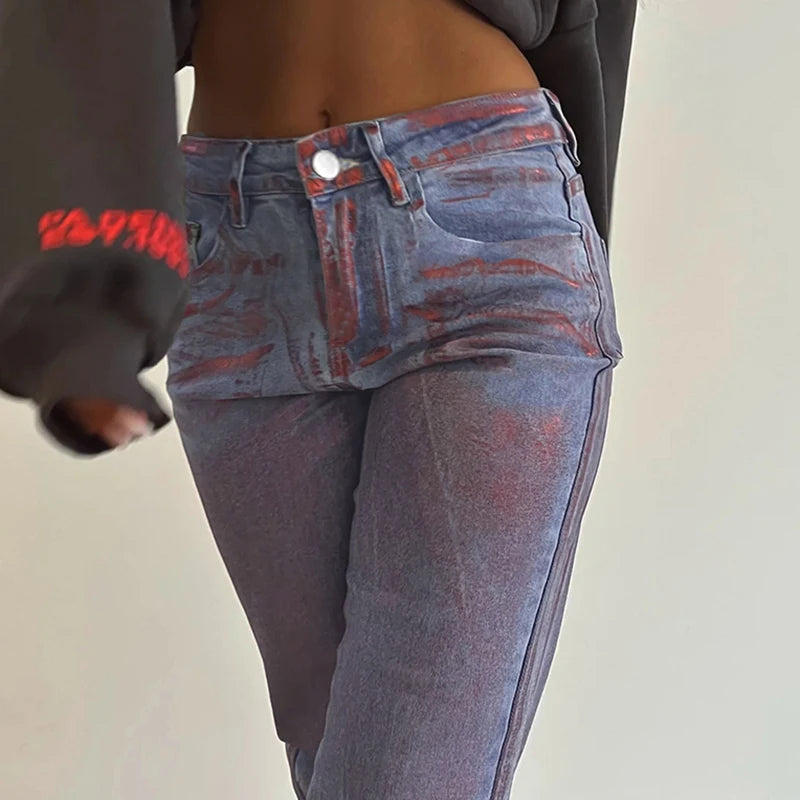 Vintage Korean Streetwear Womens High Waist Denim Pants In Blue, Black, And  Gray Distressed Designer Butt Lifting Jeans By QYJN05 Wholesale Brand From  Sdfa2023, $14.99 | DHgate.Com