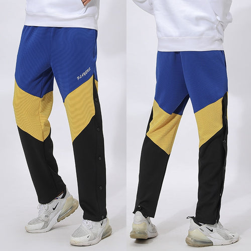 Load image into Gallery viewer, Mens Buttons Pants Running Sports Trousers Male Casual Jogging Basketball Football Sweatpants Outdoor Athletics Loose Plus Size
