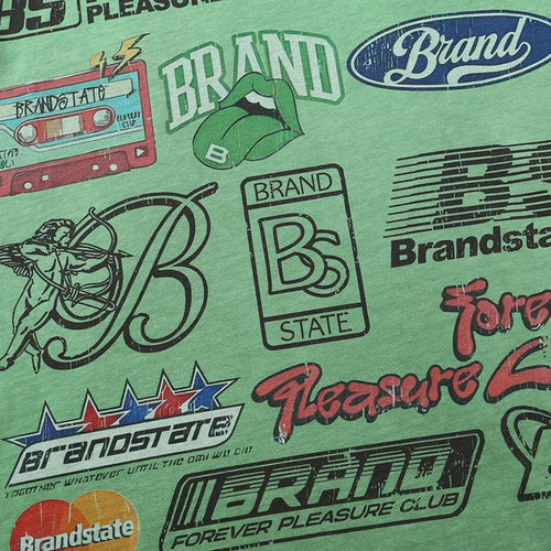 Load image into Gallery viewer, Vintage T-Shirts Y2K Grunge Graphic Printed Punk Gothic Tshirt Streetwear Hip Hop Harajuku Baggy Short Sleeve Washed Tops Green
