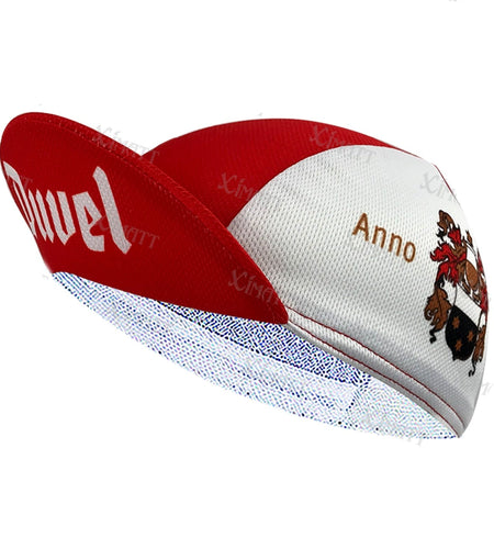 Classic Retro Polyester/Fleece Beer Cycling Caps Road Bike Nust Be Equipped Sun Visor Red White Black Bicycle Balaclava