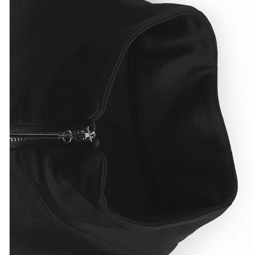 Load image into Gallery viewer, Women Black Color-block Pocket Big Size Drawstring T-shirt New Turtleneck Long Sleeve Fashion Spring Autumn 2025 1DH9383
