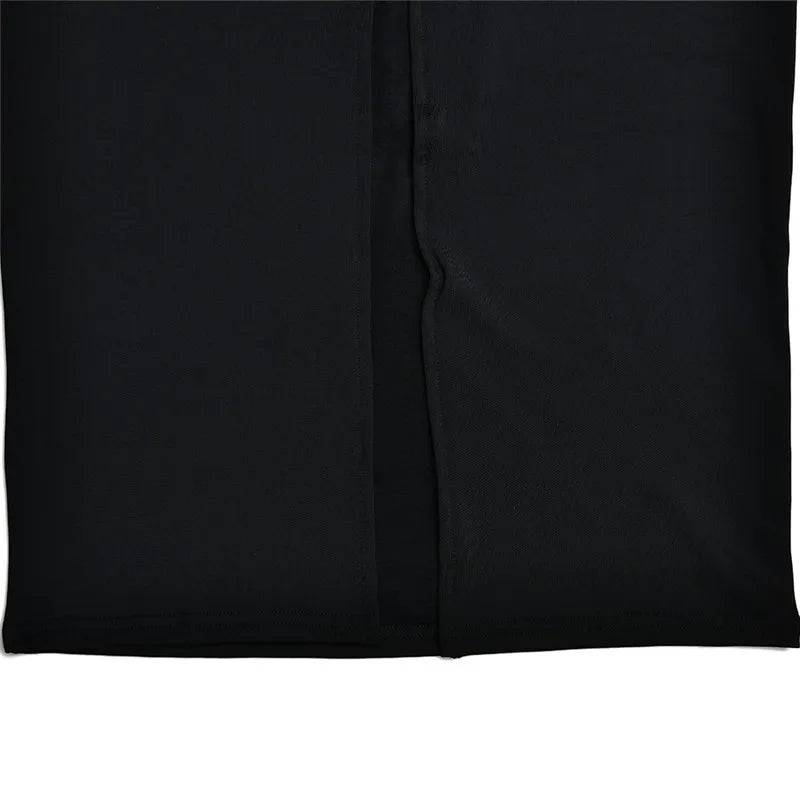 Turtleneck Long Sleeve Bodycon Maxi Dress For Women Autumn New Patchwork Hollow Out Club Party Sexy Long Dress Vestidos