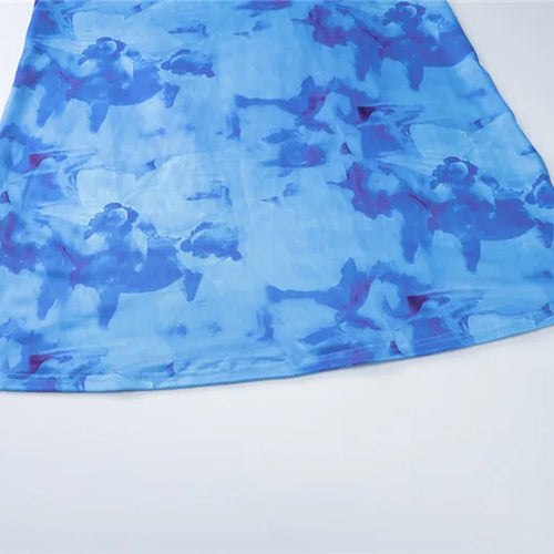 Load image into Gallery viewer, Strapless Print Sexy Two Piece Sets Women Spaghetti Strap Crop Tops And Maxi Skirt Female Elegant Printed 2 Piece Sets
