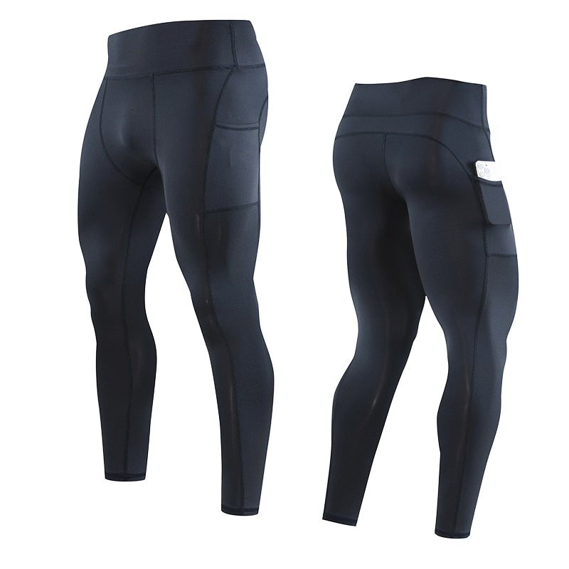 Men Running Tights Shorts Pants Sport Clothing Soccer Leggings Compres –  wanahavit