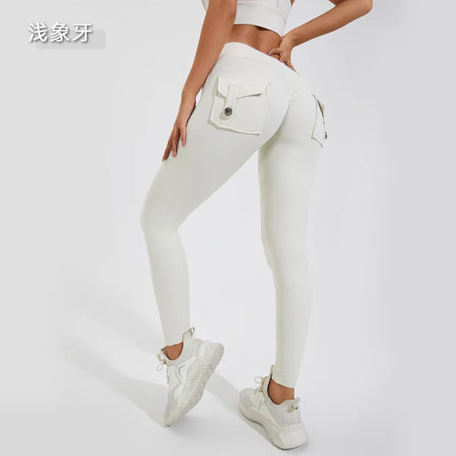 Load image into Gallery viewer, Smaller Gym Leggings Women Scrunch Bum High Waist Yoga Pants Shorts Tights Workout Legging Breathable Naked Feeling Elastic v2
