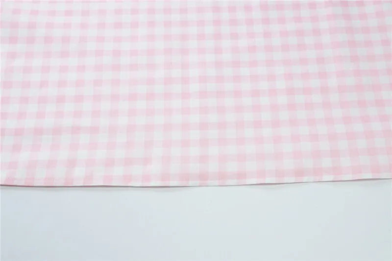 Plaid Printed Maxi Dress For Women Gown Summer New Spaghetti Strap High Waist A-line Backless Club Long Dress Vestido