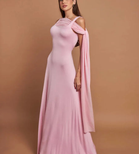 Elegant Sleeveless Patchwork Ribbon Scarf Long Dress Women Sexy Backless Irregular Party Club Evening Dress 2025 Spring