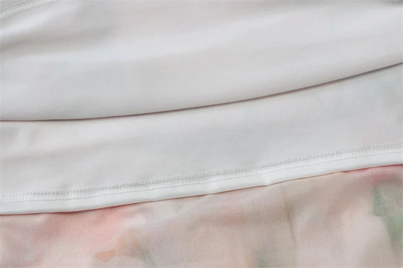 Halter Print Ruffle Sexy Maxi Dress Women Gown Summer New Fashion Sleeveless Backless Ruched Beach Club Party Dress