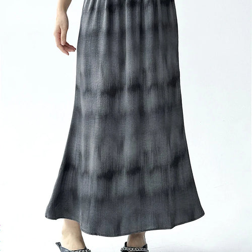 Load image into Gallery viewer, Gray Hollow Out Blazer Half-body Skirt Two Pieces Suit New V-Neck Short Sleeve Women Fashion Spring Autumn 2025 1DJ0789
