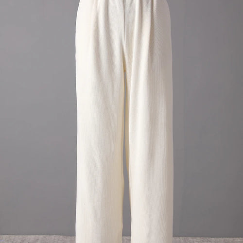 Load image into Gallery viewer, Beige Irregular Tank Top Brief Wide Leg Pants Two Piece Suit New Sleeveless Women Fashion Tide Spring Summer 2025 CPG3157
