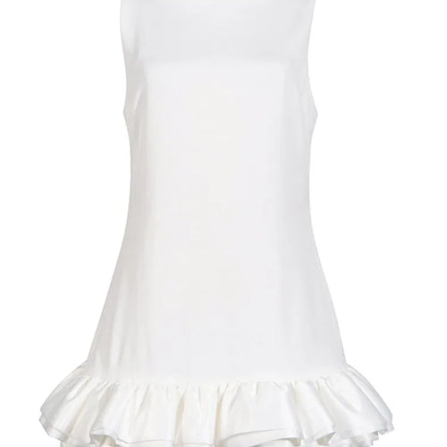 Load image into Gallery viewer, Elegant Sleeveless 2024 Summer Ruffle Tight Short Women's Fashion Sweet Splicing Sexy Backless Party Evening Dress
