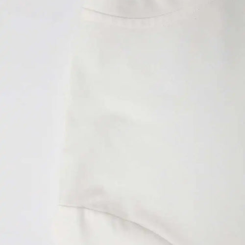 Load image into Gallery viewer, Women White Irregular Color-block Big Size T-shirt New Round Neck Short Sleeve Fashion Tide Spring Summer 2025 CPG1391
