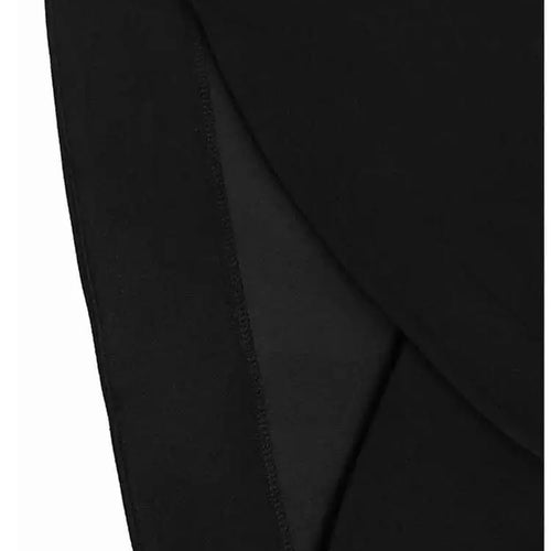 Load image into Gallery viewer, Black Irregular Hem Zipper Sweatshirt New Turtleneck Long Sleeve Women Big Size Fashion Tide Spring Autumn 2025 1DH7190
