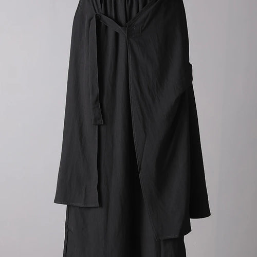 Load image into Gallery viewer, High Elastic Waist Button Irregular Spliced Wide Leg Pants New Trousers Women Fashion Tide Spring Autumn 2025 CPG3175
