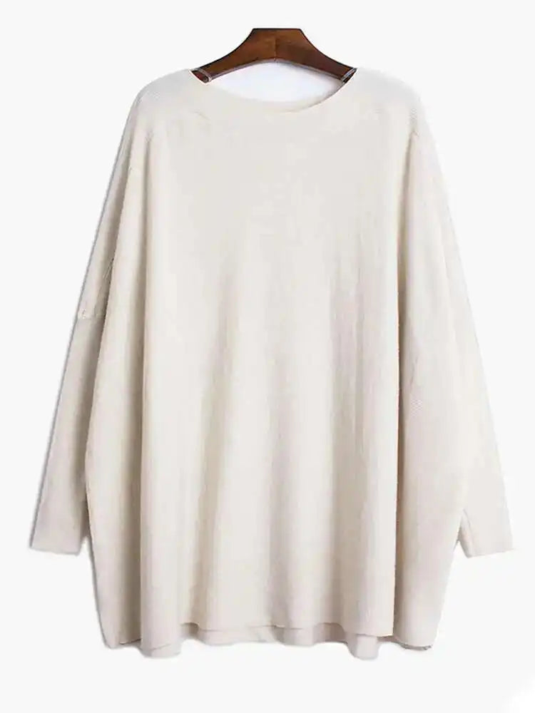 Big Size Knitting Sweater Loose Fit  Turtleneck Long Sleeve Women Pullovers New Fashion Tide Spring Autumn 2025 19A-a43