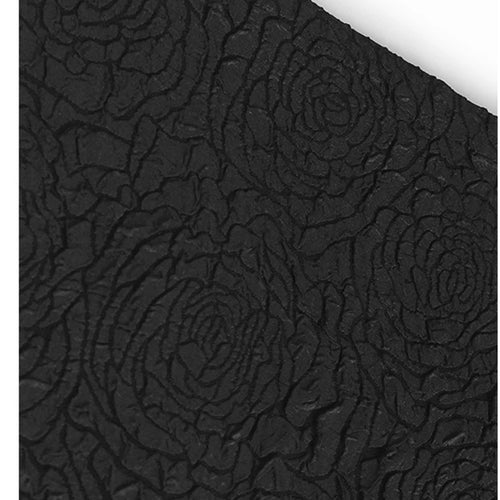 Load image into Gallery viewer, Women Black Three-dimensional Flower Big Size Midi Dress New Round Neck Half Sleeve Fashion Spring Autumn 2025  1DJ1104
