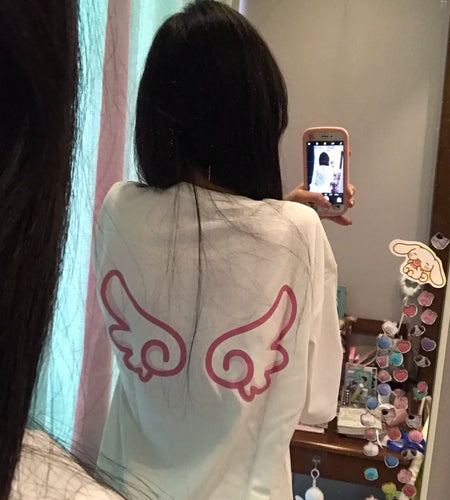 Cotton Woman Tshirts 2024 Ropa Mujer Streetwear Hip-hop Casual White Tees Oversized Tops Print Fashion Summer Y2k T Shirt 27v610