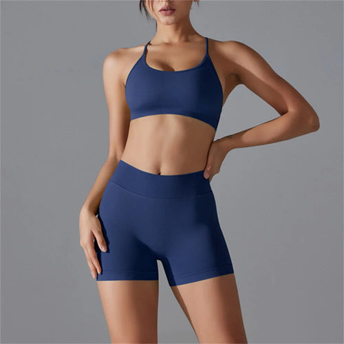 Load image into Gallery viewer, Seamless Yoga Pants Women Sexy V Butt Push Up Fitness High Waist Pants Gym Running Workout Female Sports Yoga Tight Leggings
