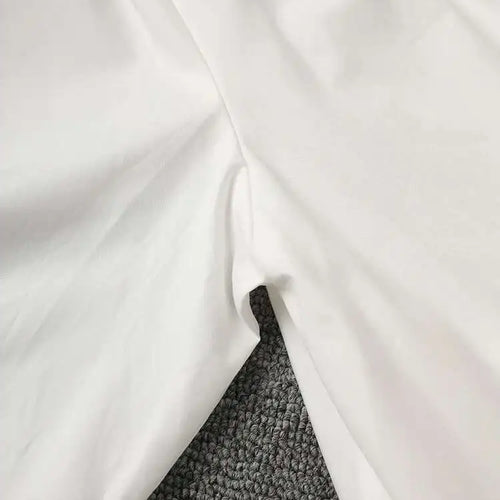 Load image into Gallery viewer, Women Black Irregular Hem Big Size Shirt Dress New Lapel Long Sleeve Loose Fit Fashion Tide Spring Autumn 2025 1DE2485
