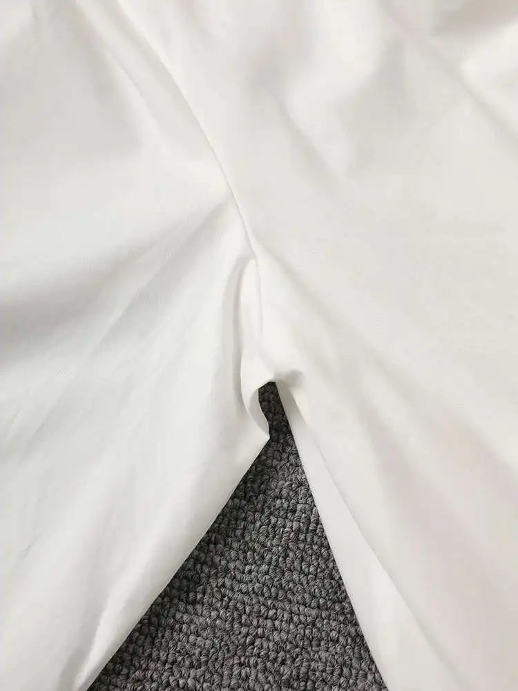 Women Black Irregular Hem Big Size Shirt Dress New Lapel Long Sleeve Loose Fit Fashion Tide Spring Autumn 2025 1DE2485