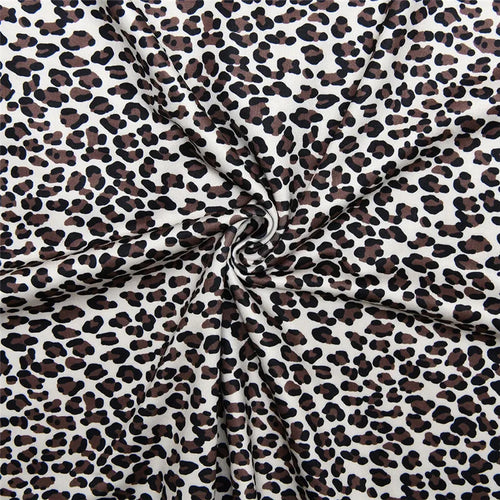 Load image into Gallery viewer, Leopard Print Backless Sexy Mini Dress For Woman Robe Contrast Color Halter Deep V Neck Sleeveless A-line Club Dress
