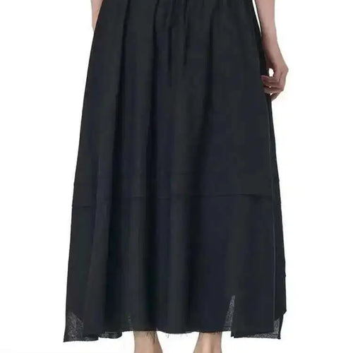 Load image into Gallery viewer, High Elastic Waist Apricot Color-block Irregular Hem A-line Skirt Women Fashion Tide New Spring Autumn 2025 1DH9961
