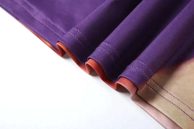 Elegant Beach Sexy Skirt Two Piece Sets Women Strapless Tops And Maxi Skirt Female Print Vacation Club 2 Piece Set