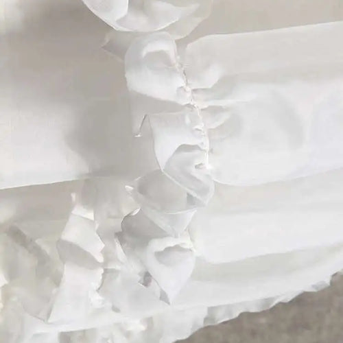 Load image into Gallery viewer, Women  Irregular Ruffles Spaghetti Strap Dress New Round Neck Long Sleeve Loose Fit Fashion Tide Spring Autumn 2025 1W571
