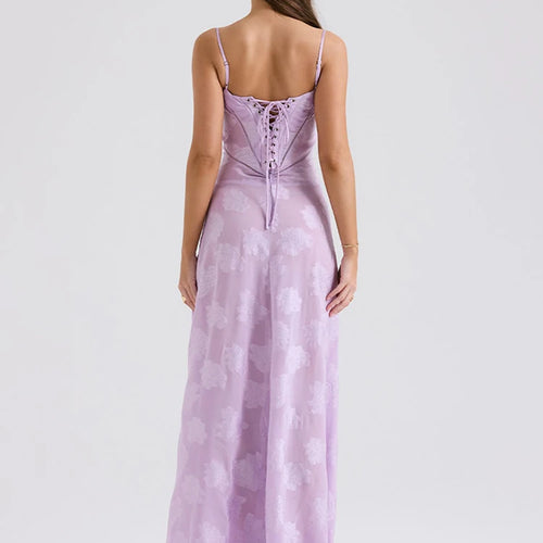 Load image into Gallery viewer, Elegant Print Backless Maxi Dress For Women Fashion New Spaghetti Strap Sleeveless Loose A-line Club Party Long Dress
