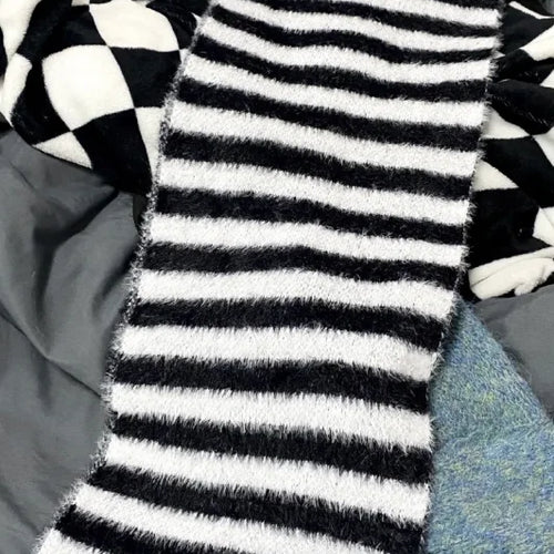 Load image into Gallery viewer, Loose Mohair Thick Sweater Women Y2k Aesthetic Knitted Punk Vintage Pullover Sueter Mujer Harajuku Skull Print Grunge Pull Femme
