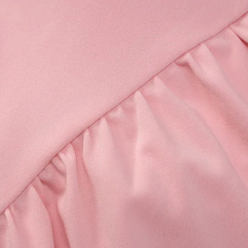 Load image into Gallery viewer, Elegant Backless Bow Mini Dress For Women 2023 Autumn New Square Collar Sleeveless Ruffles Sexy Dress Vintage Fashion
