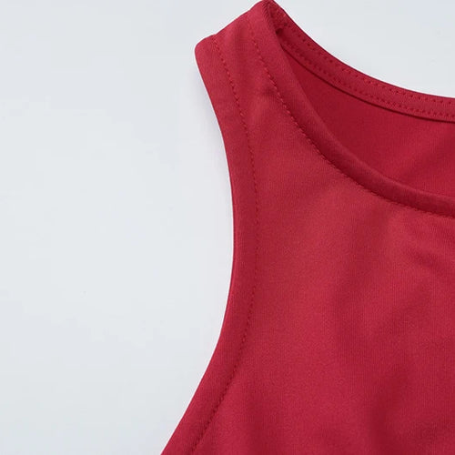 Load image into Gallery viewer, Four Bows Ruched Sexy Mini Dress For Women Fashion Solid O Neck Sleeveless Bodycon High Waist Club Dress Elegant
