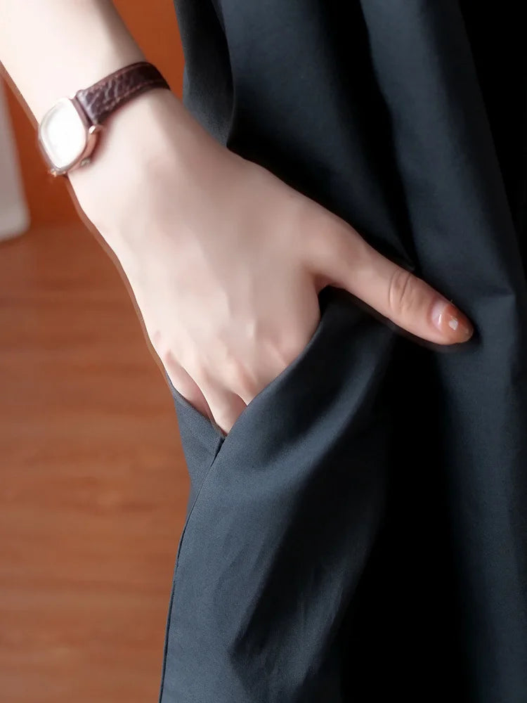 Women Black Lace Meh Perspective Big Size Mini Dress New Round Neck Short Sleeve Fashion Tide Spring Summer 2025 1DJ0336