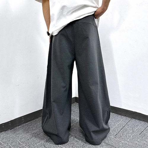 Load image into Gallery viewer, Men's Suit Pants Spring New American Style Casual Trousers Straight Loose Solid Color Trendy Wide Leg Menwear 9W1747
