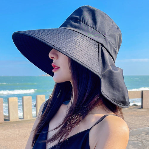 Load image into Gallery viewer, Two Ways To Wear Summer Hats For Women Fashion Irregular Bow Design Straw Hat  Sun Hat Travel Beach Hat
