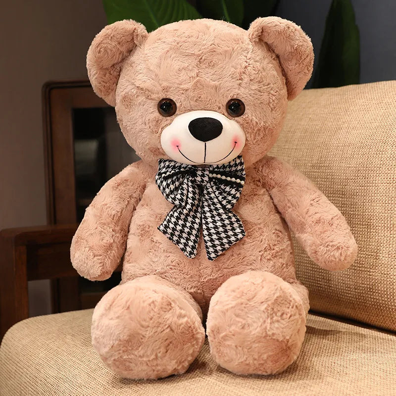 New Hot Kawaii 4 Colors Teddy Bear With Scarf Stuffed Animal Bear Plush Toys Doll Pillow Kids Lovers Birthday Baby Gift